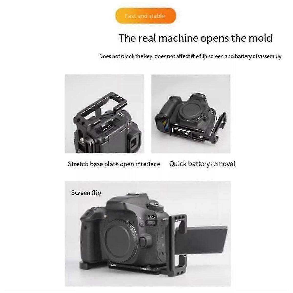 Vertical Quick Release Plate L Plate for Compatible Cameras Tripod Adjustable Vertical Quick Release