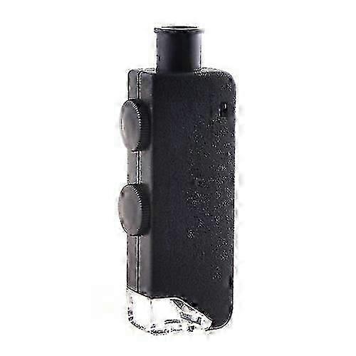 Mini Pocket Microscope 60X 100X with LED Light Magnifier