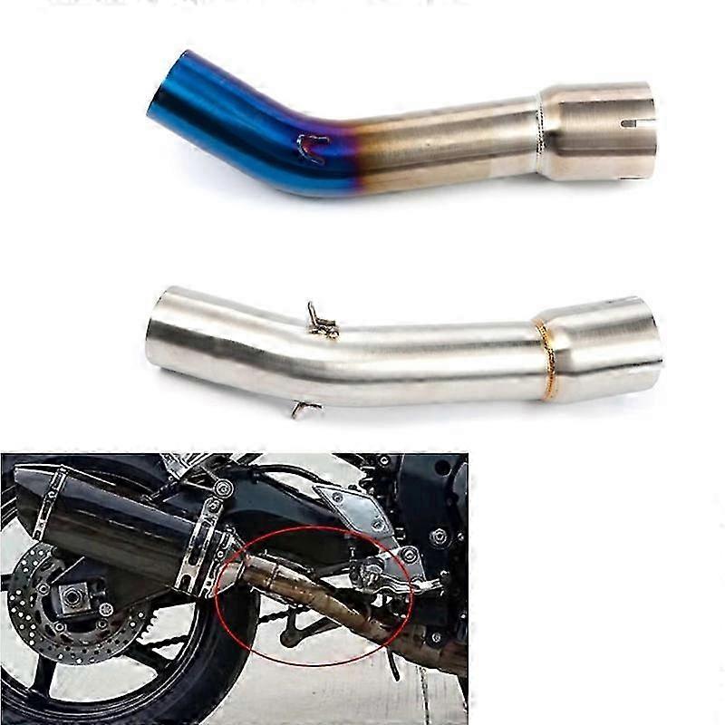 Middle link pipe for motorcycles, suitable for a certain brand, middle exhaust connector, silencer, slip-on, compatible with models from 200