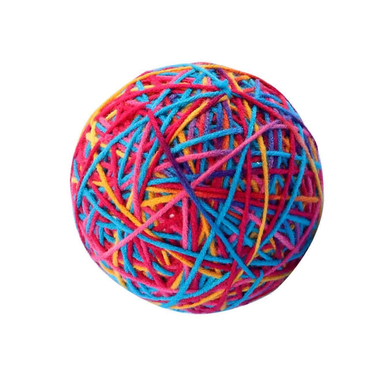 Sound Ball Cat Toy - Interactive Plush Kittens Ball for Indoor Play - Small Chew Toy for Teething Kittens