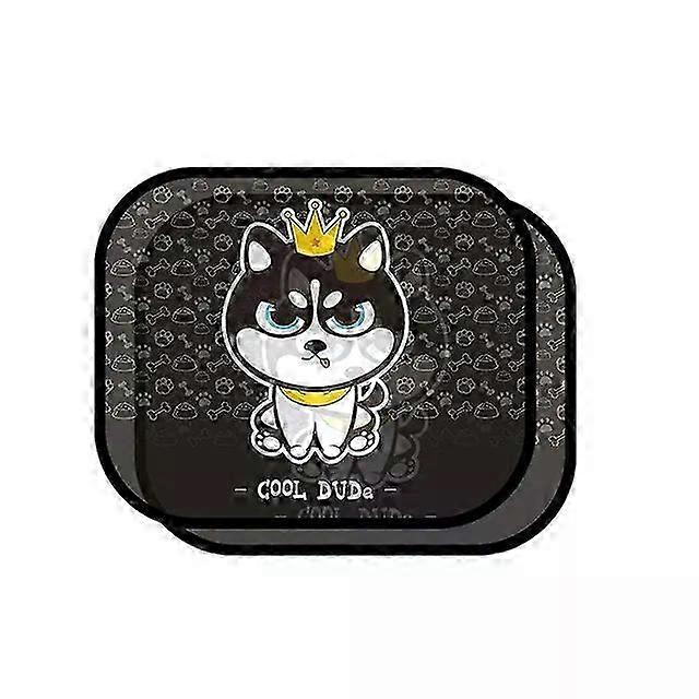 Car Window Curtains Shade Baffle Sun Insulation Protection with Cartoon Design for UV Coverage