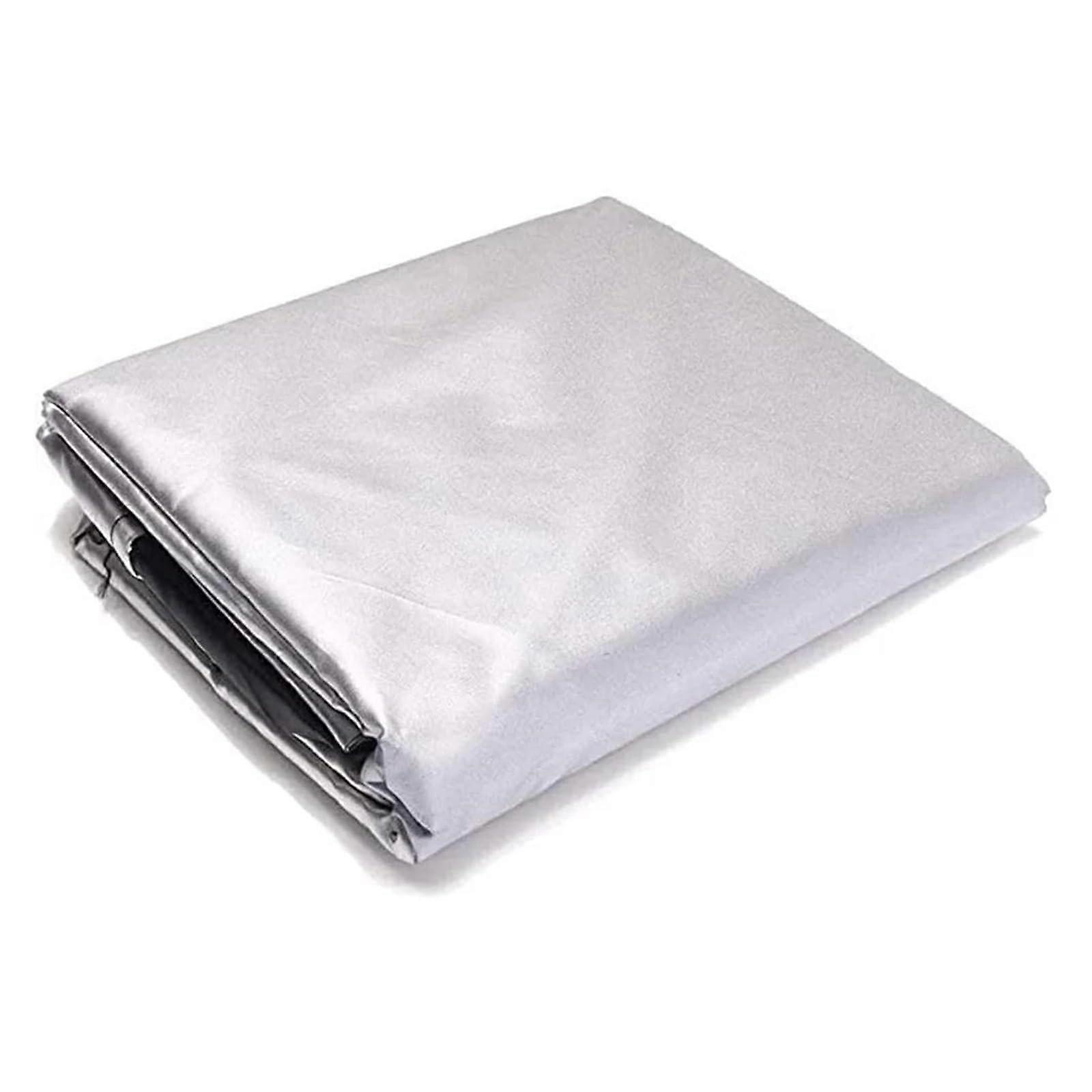 Terrace Furniture Cover Waterproof Dustproof 210D Oxford Fabric 85x85x80CM For Garden Sofa Set Dining Table Silver