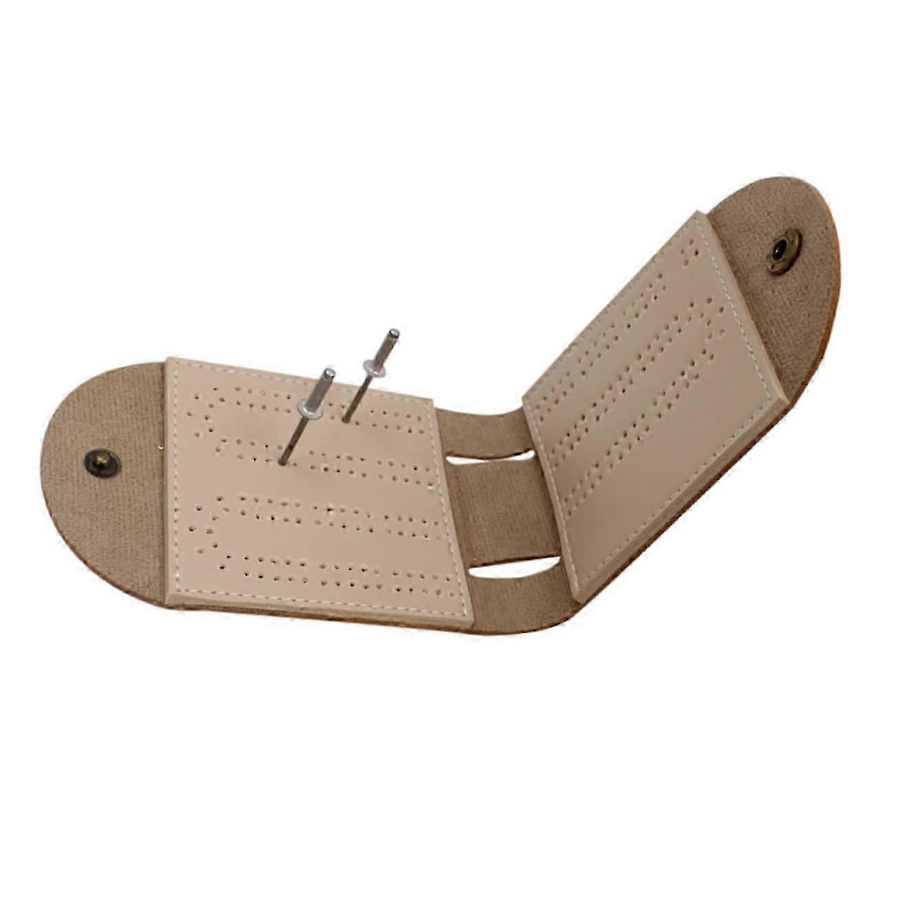 Portable Leather Card Display - Essential Poker Accessory for Home Use