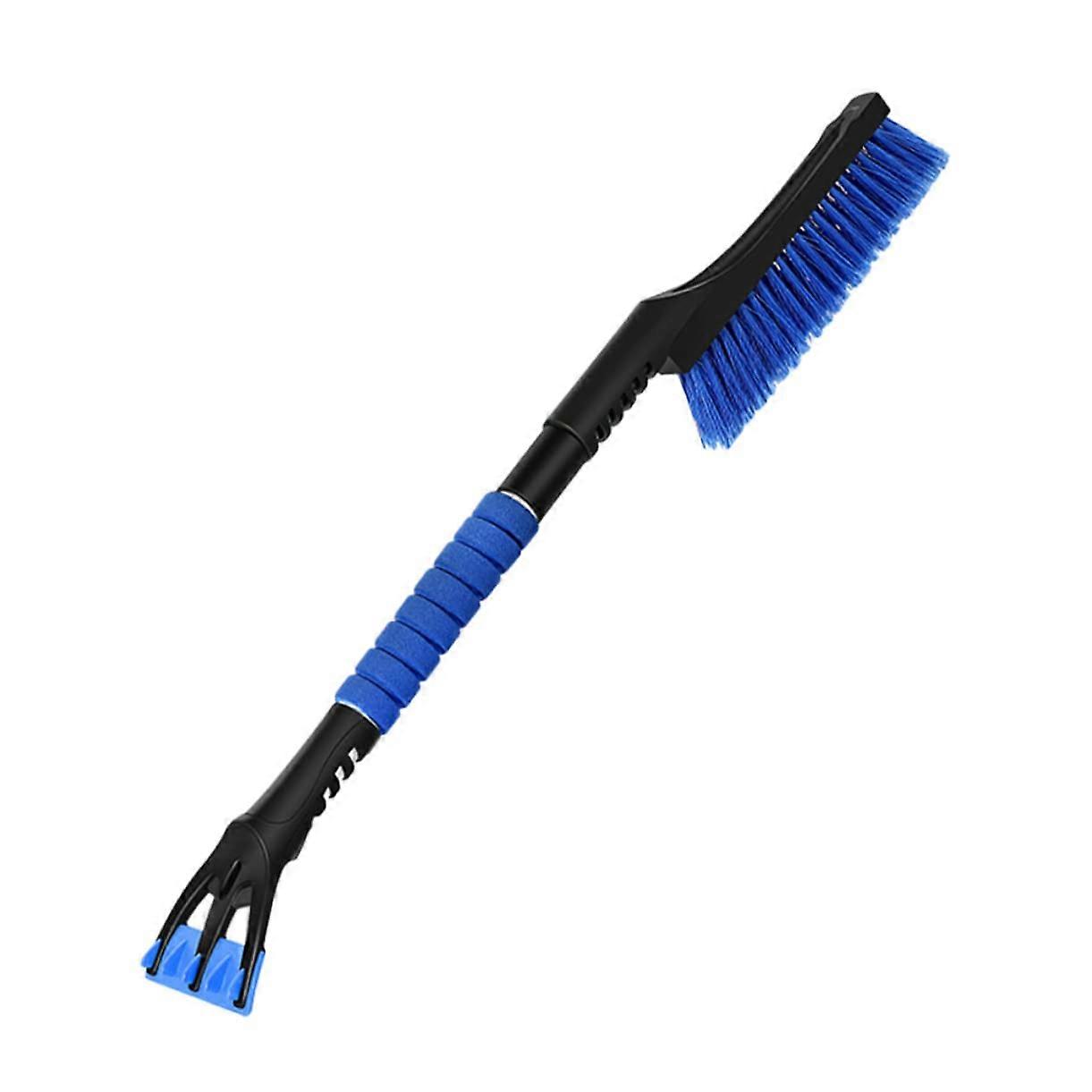 Multifunction Snow Brush with Removable Ice Scraper, Adjustable Snow Broom for Efficient Winter Car Windshield and Roof Cleaning