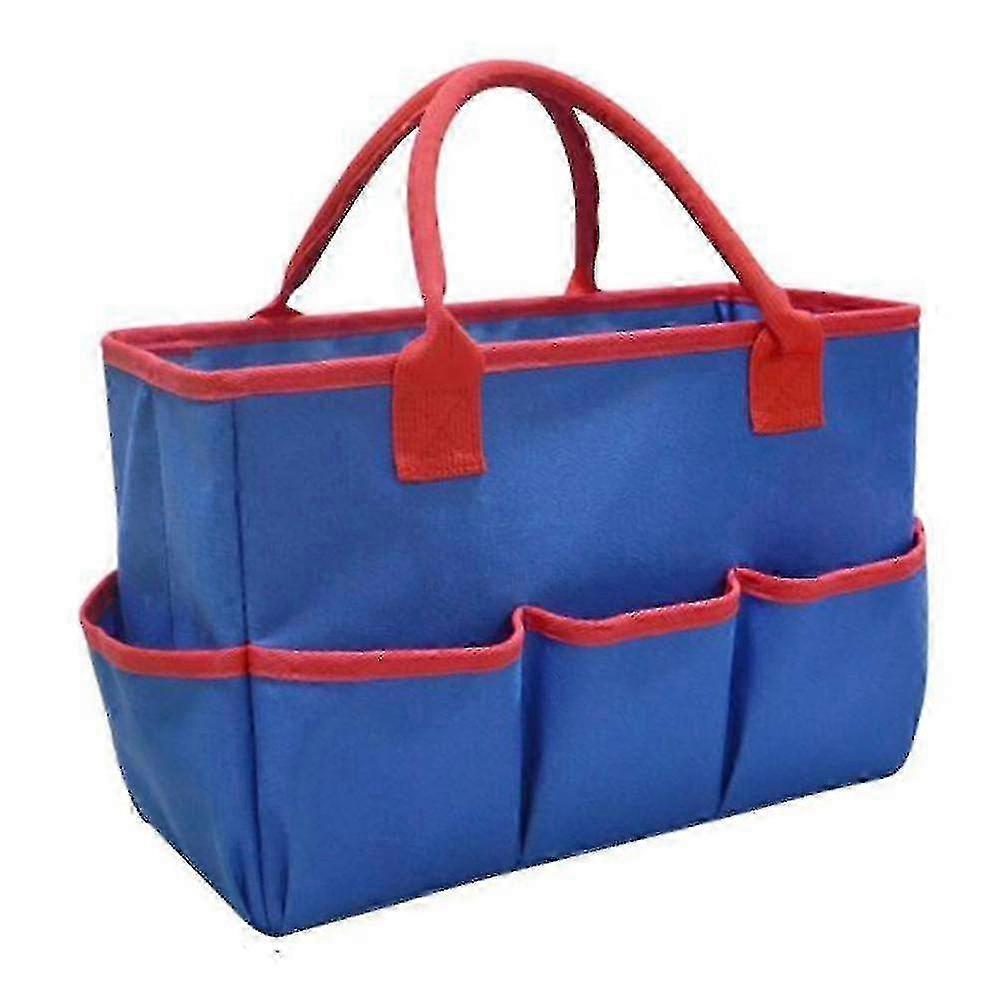 Desktop folder storage bag suitable for daily use on the desk blue