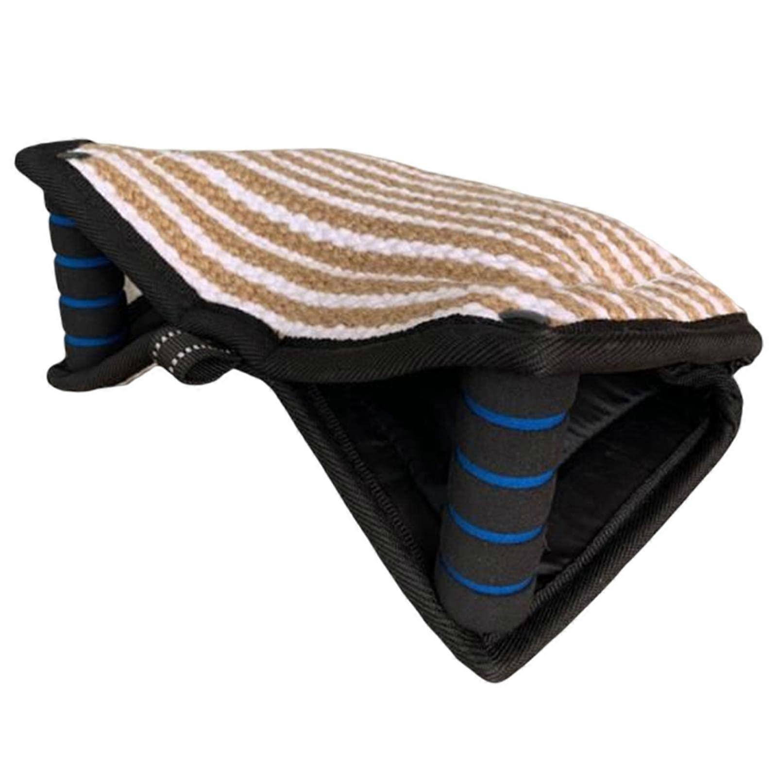 Puppy Dog Bite Pillow Arm Guard Grip Toy for Puppies, Brown and Black Color, Durable Material, Ideal for Training