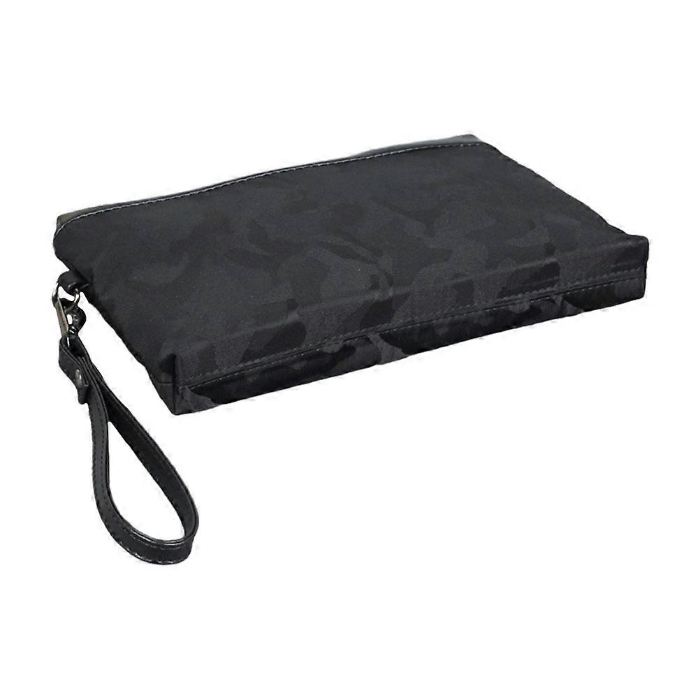 Large Capacity Credit Card Wallet Men Daily Use Item Rectangular Simple Design Holding Bills 1Set
