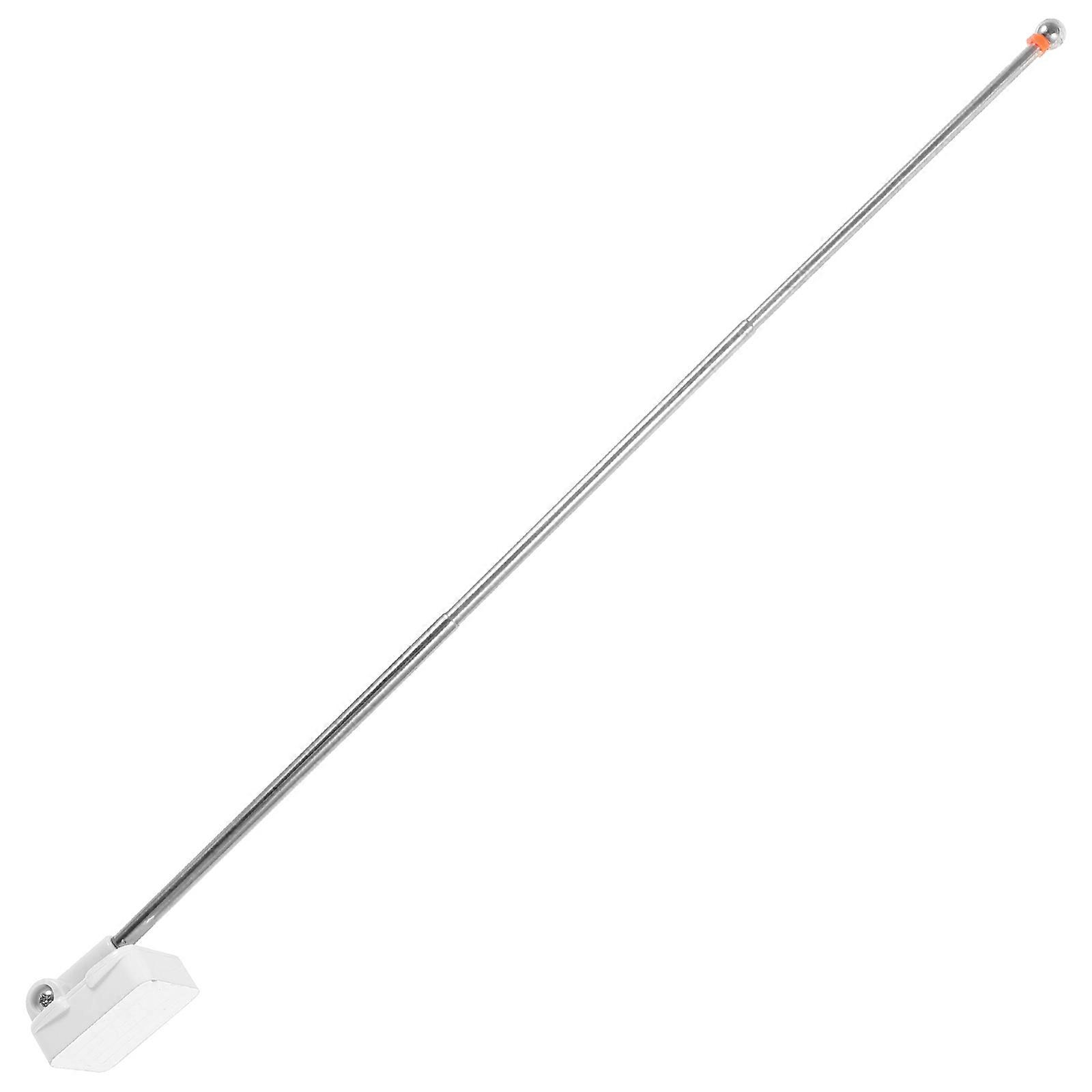 Car Magnetic Flag Holder Flagpole For Car White Color Installation Windproof Design 1Set