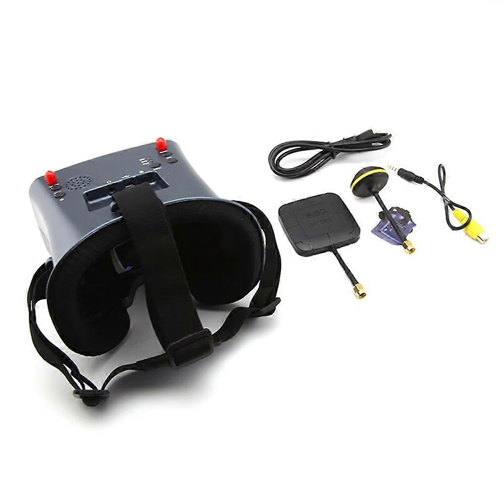 LS-008D 5.8G FPV VR Glasses, 40CH High-Quality Video,DVR, 92% Transparent Lens for RC Models