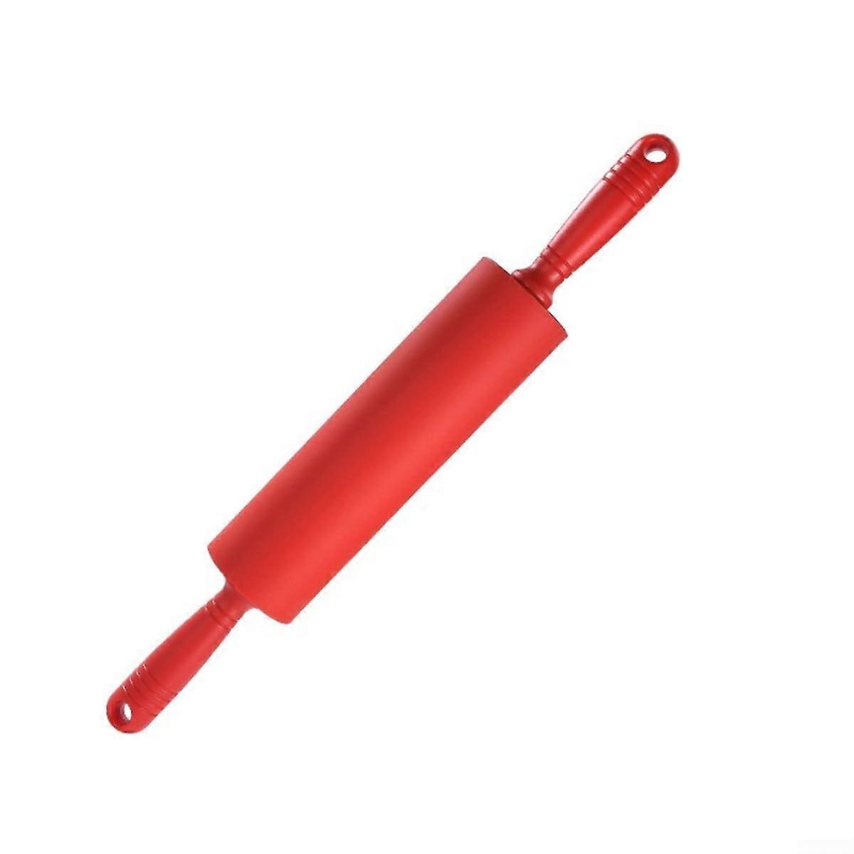 Silicone rolling pin for baking, nonstick and easy to clean, for kids' cooking and family time (30.5 cm)