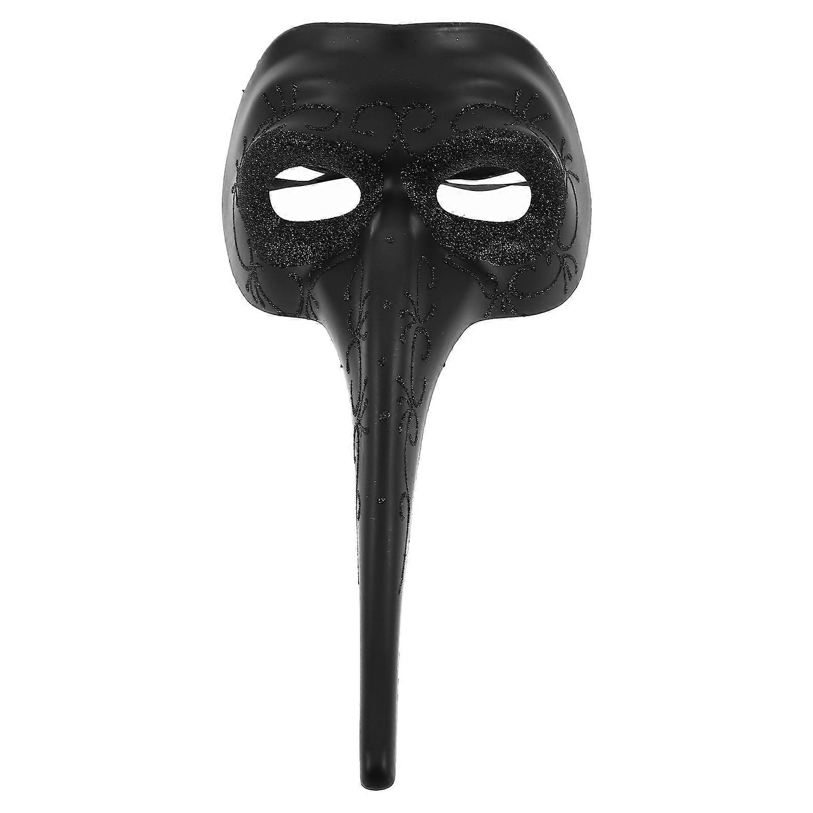 Here's a polished and engaging product description for your **Long Nose Halloween Half Face Costume Accessory**:
**Long Nose Half Face Halloween