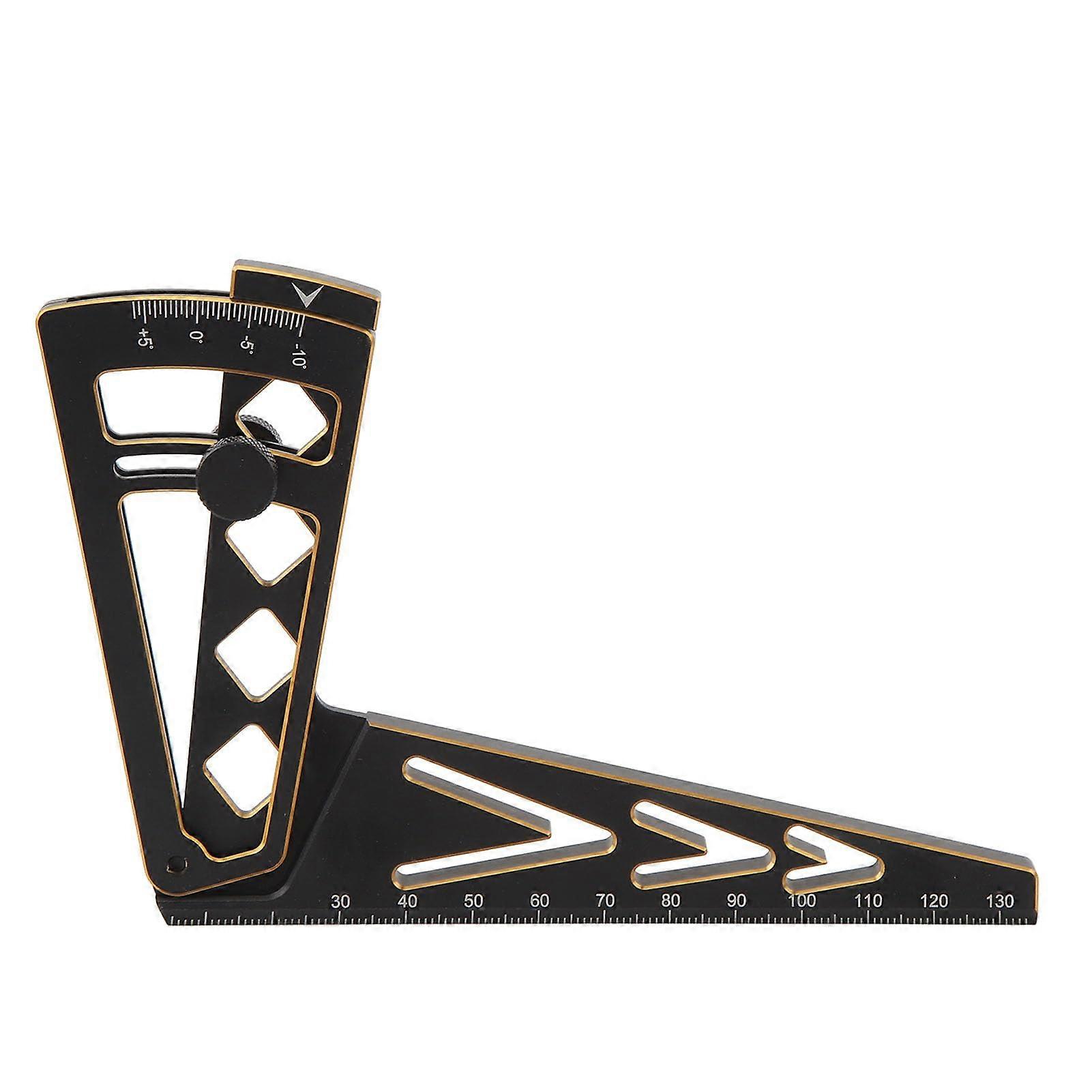 RC Car Tilt Ruler, Ride Height Gauge, Multifunctional Crash Gauge, Multi Measuring Tool, Aluminum Alloy Material