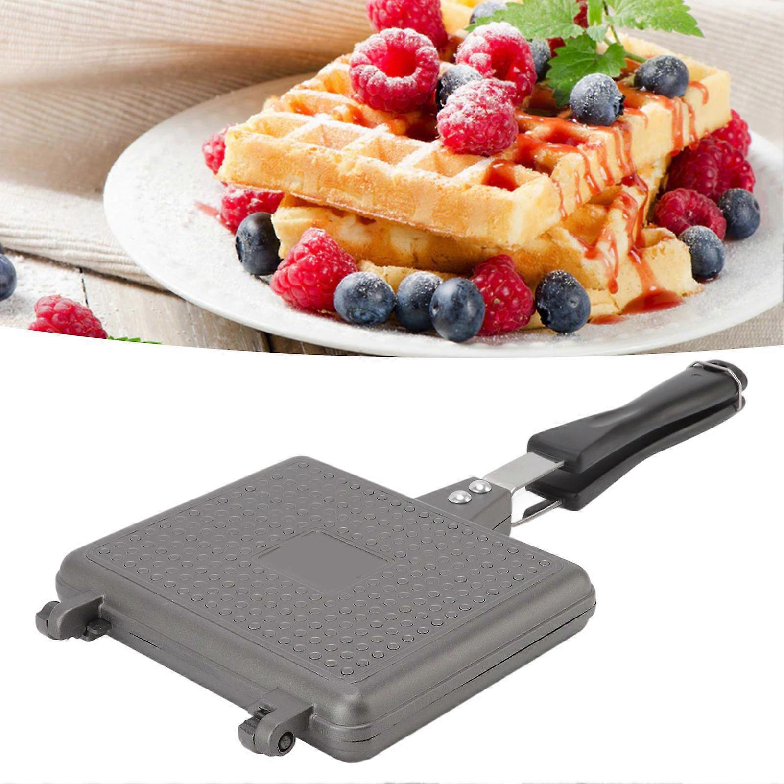 Waffle Baking Mold Easy Operation Non Stick Efficient Universal Square Waffle Maker 