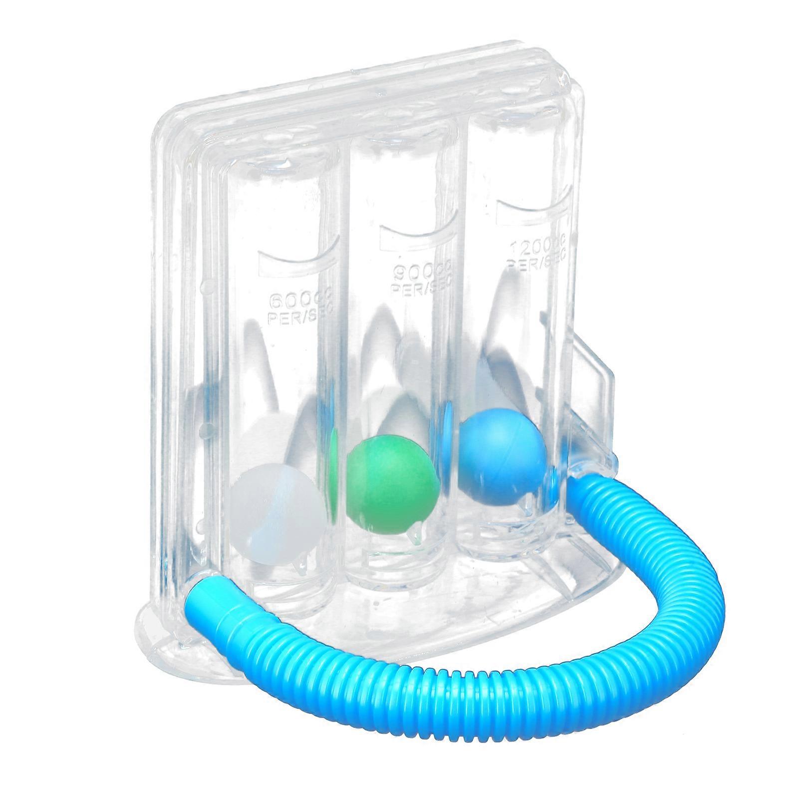 Vital Capacity Training Tool 3 Balls Breathing Exerciser Lung Breathing Trainer Exerciser