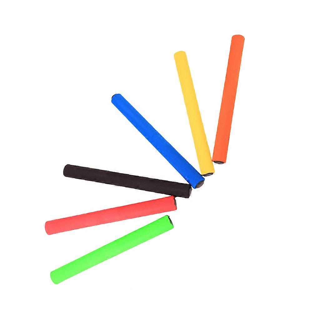 Running Competition Sticks Sport Game Tool Kids Relay Race Games Kit Anti Slip 6Pcs