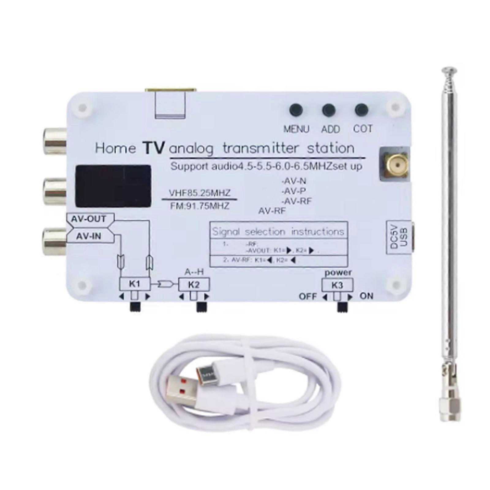 Analog TVs Signal Transmitters Video Signal Converter Transmitters For Televisions With Display Multicolor
