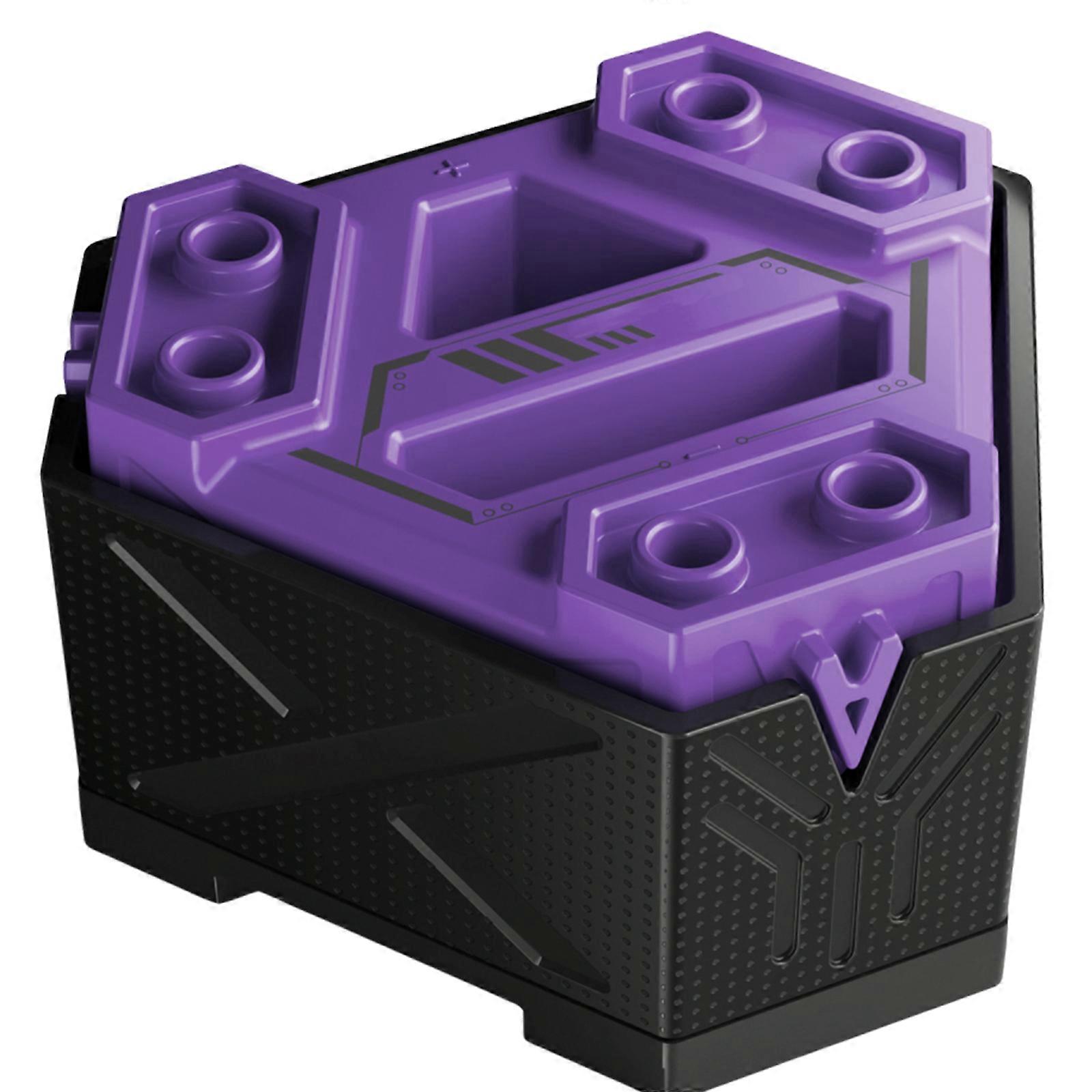 360 Degree Rotating Screwdriver Magnetizer Demagnetizer for Screwdriver Bit Fast Magnetization Mechanic Repairing Tool  Purple