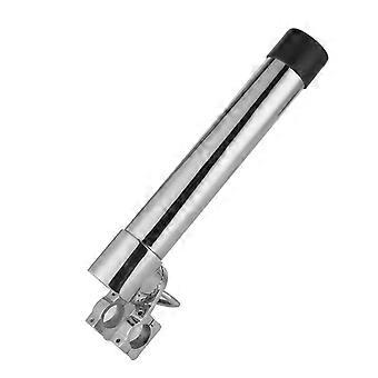 Fishing Rod Holder 340mm 360 Degree Adjustable 316 Stainless Steel Deck Mount for 25mm Steel Pipe
