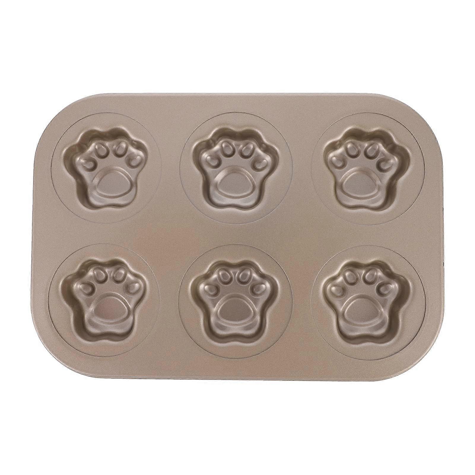 Cat paw cake molds made of carbon steel
Funny baking molds for cupcakes and chocolate, for cat lovers and creative parties