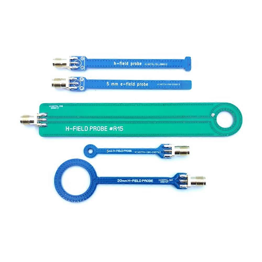 5-Piece EMV Near-Field Probe Kit for Wired Radiation Correction with Simple Magnetic Field Probes
