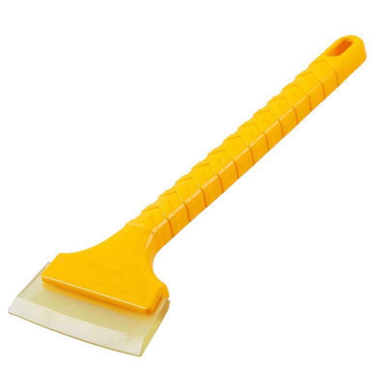 Snow shovel car snow removal shovel is easy to transport (Color: Yellow, Size: 32.5x11cm) 32.5x11cm Yellow
