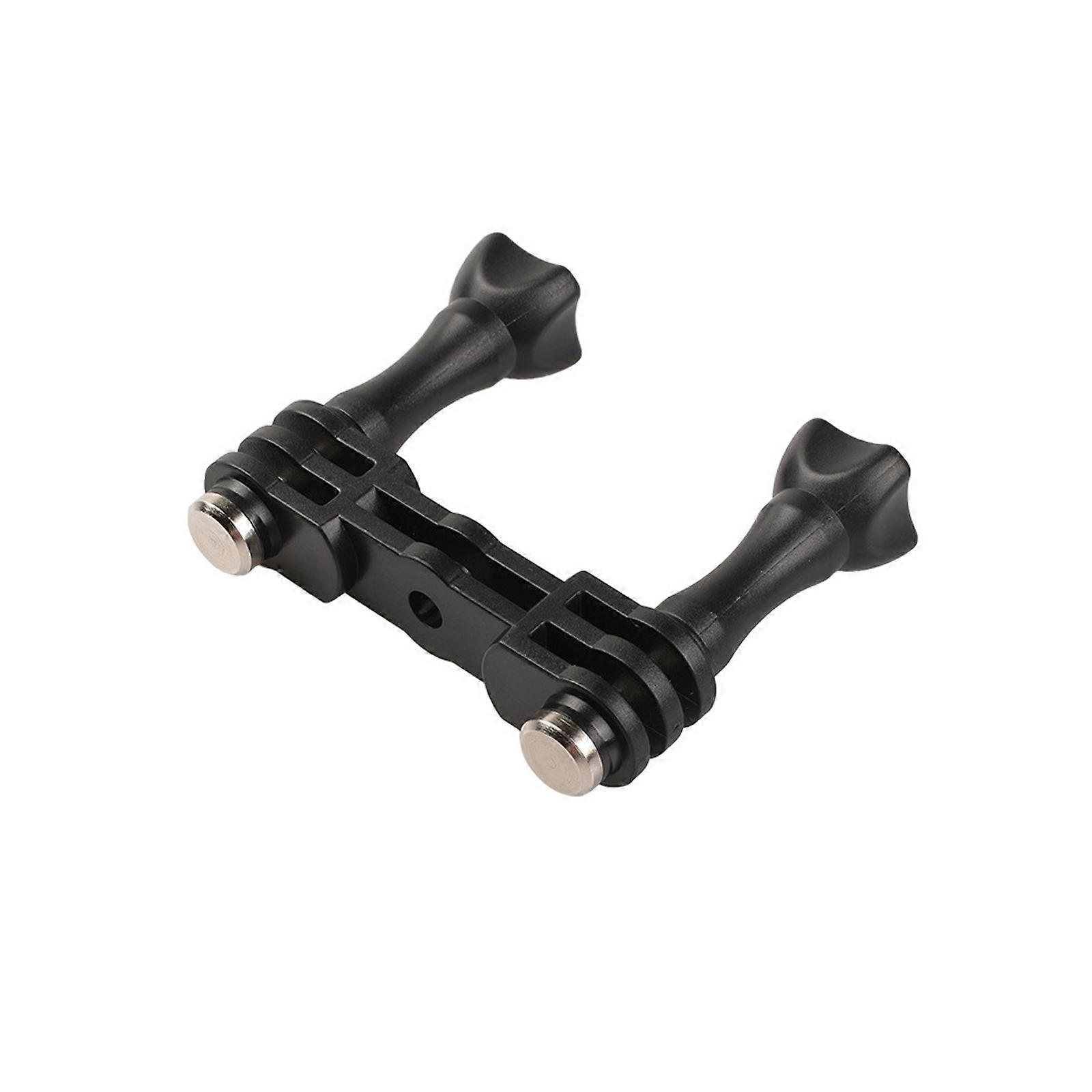 Aluminum Double Mount Twin Adapter Mount for 13 12 11 10 9 8 7 6 5 Action Camera Lightweight Support Accessories Multicolor