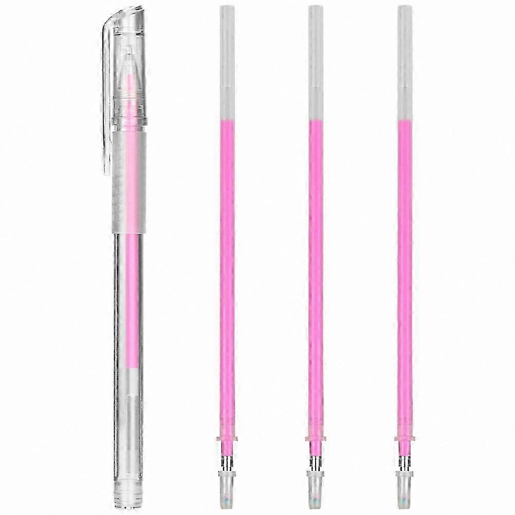 Portable Makeup Tool Kit with Marker Pen, Eyebrow Position Guide, and Refillable Embroidered Pen for Precise Application