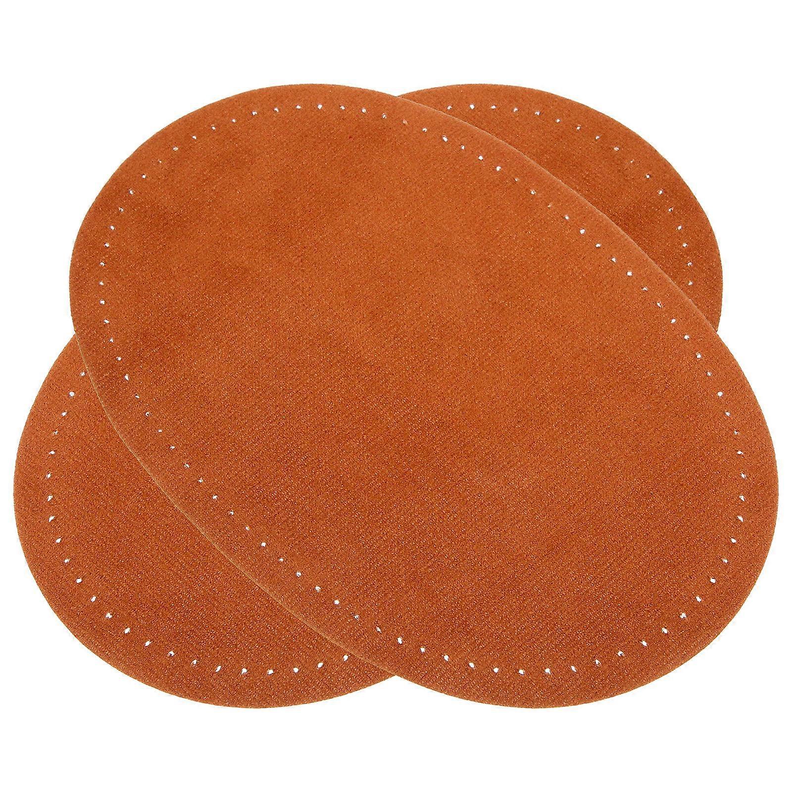 Fabric Applique Patch Elbow Patches Classic Color Tone Lint 14.00X9.00X0.20cm Diy Accessory 1 Pair