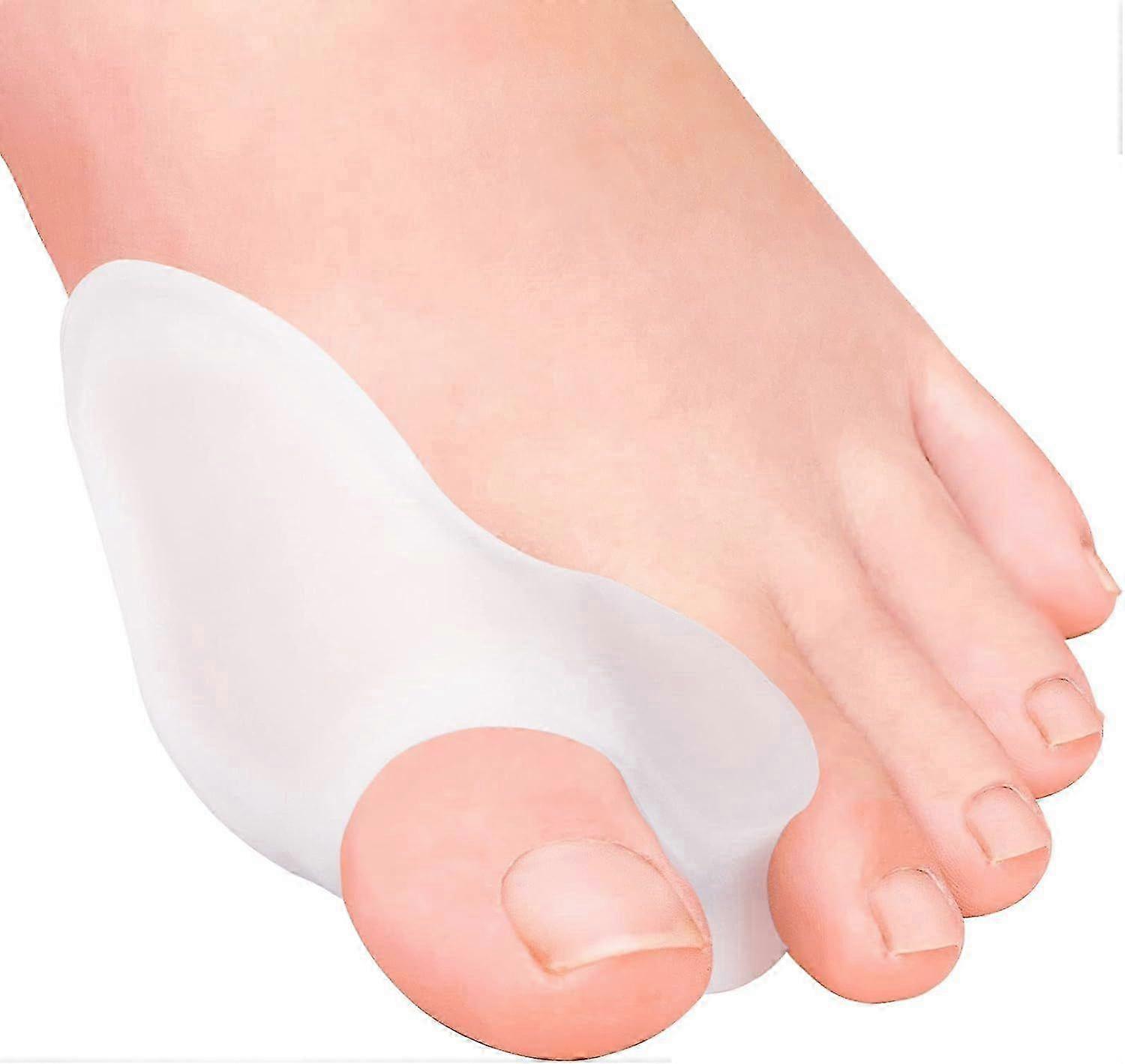 Confezione da 12 cuscini e protezioni per alluce valgo, cuscinetto per alluce valgo (1/2' di spessore) con gel