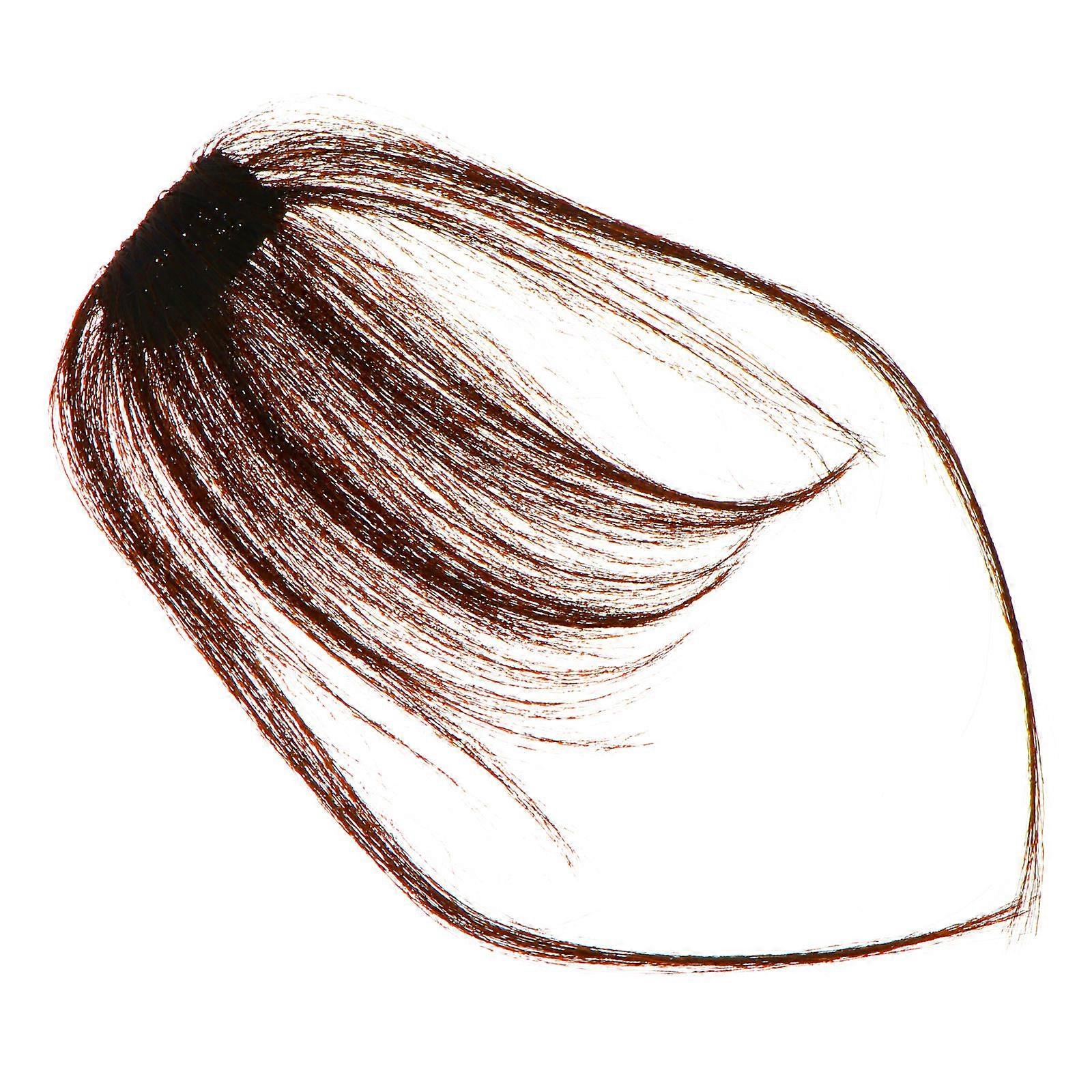 Brun hårklämma för inredning med trådmaterial Design i ett stycke Hårkvalitet 6,5 tum