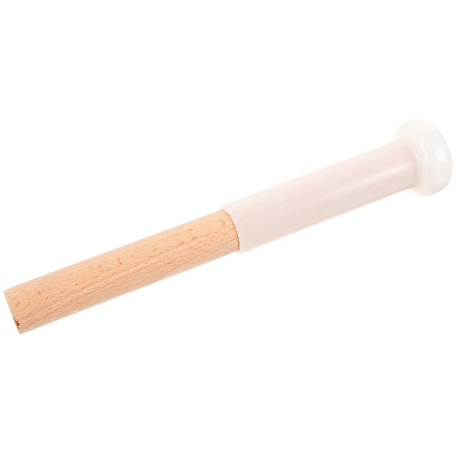 Tibet Singing Bowl Mallet with Wooden Handle for Music Playing Multi-functional Rubber Stick