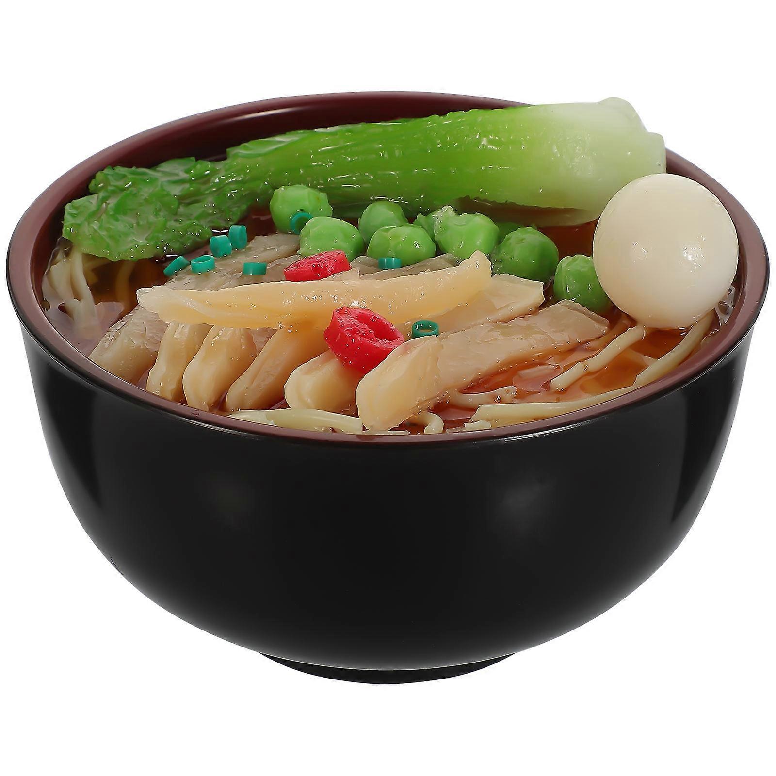 Ramen Bowl Piggy Bank for Storage Made of PVC Large Capacity Design
