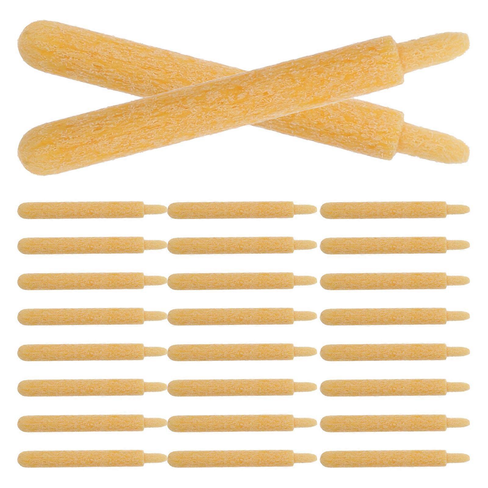 Refillable Paint Pen Nibs Universal Replacement Tips for Permanent Markers 50 Pcs Yellow Acrylic 3