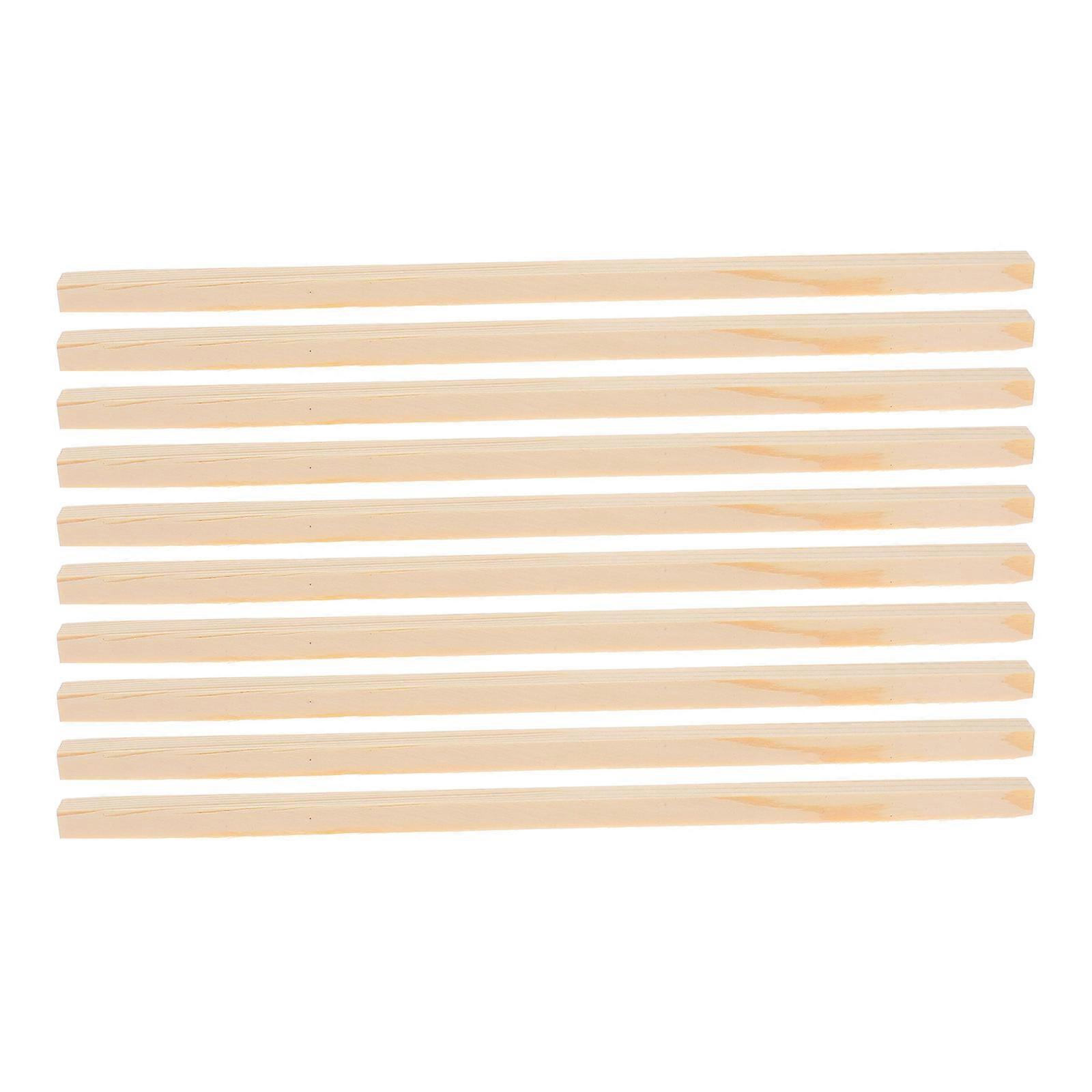 Wooden Window Trim Strips   10pcs Pine Triangle Molding for DIY Decorative Edge Finish, Paintable & Stainable, Ideal for Photo Shoot Props