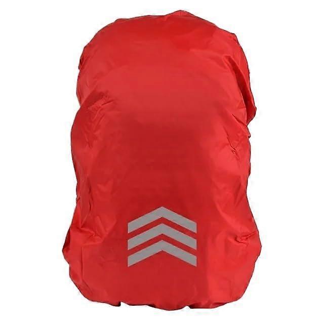 Rainproof Backpack Cover 18–45L, Reflective, Waterproof, UVResistant, MRed