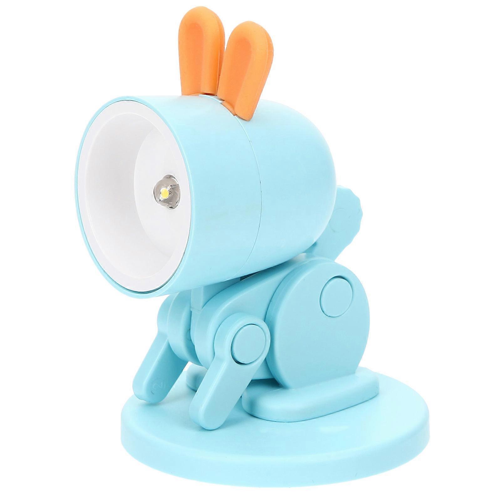 Bunny Night Light Small Desk Lamp for Decor Folding Portable Lamp