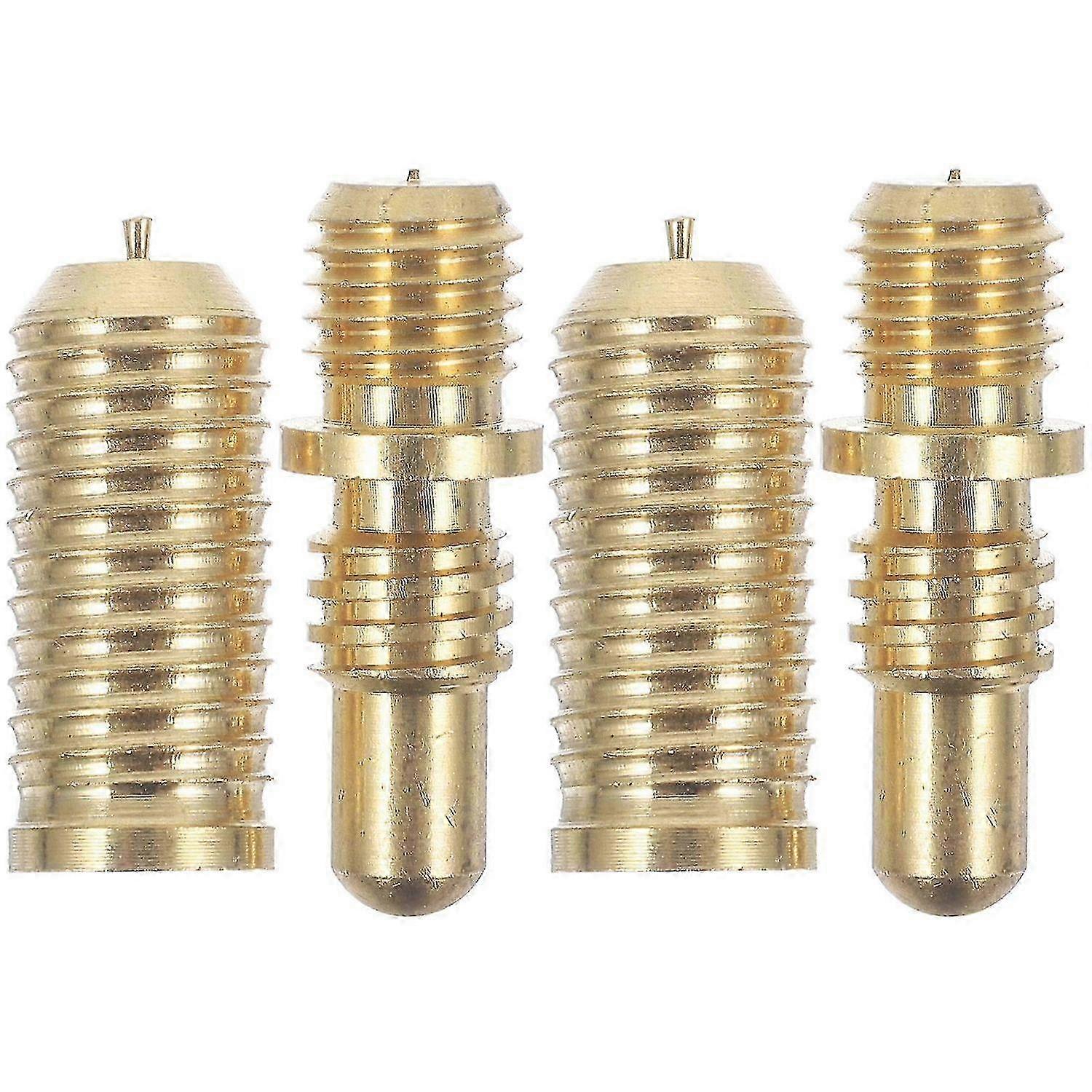 2 Sets Pool Cue Joint Pin Screws Billiard Cue Tip Inserting Screws Billiard Cue Hardware Supplies SZRH A-GB