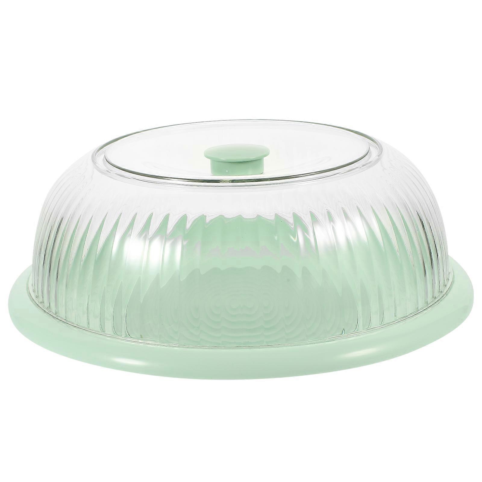 Dish Cover Kitchenware Tableware Transparent Design Wear Resistance Practical For Use 1Pcs