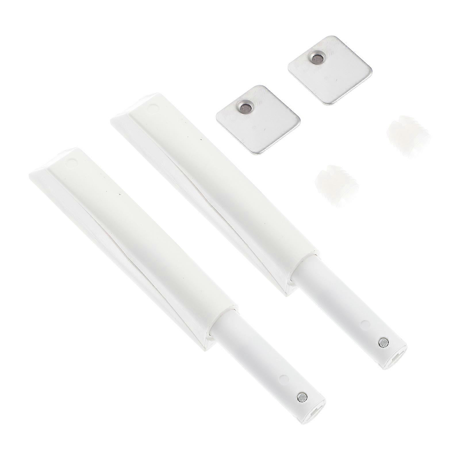 Magnetic Door Rebounder 2pcs Easy Install Durable Press Tool for Bedroom Bathroom Use