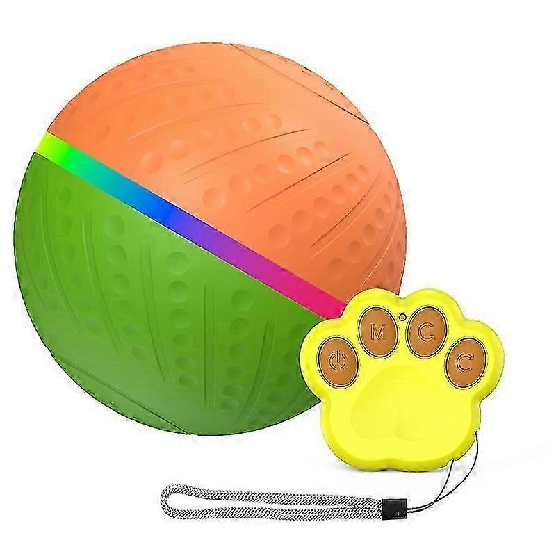 Automatic Interactive Ball for Dogs,360 Rotating Ball Rechargeable Dog Toy With Remote Control