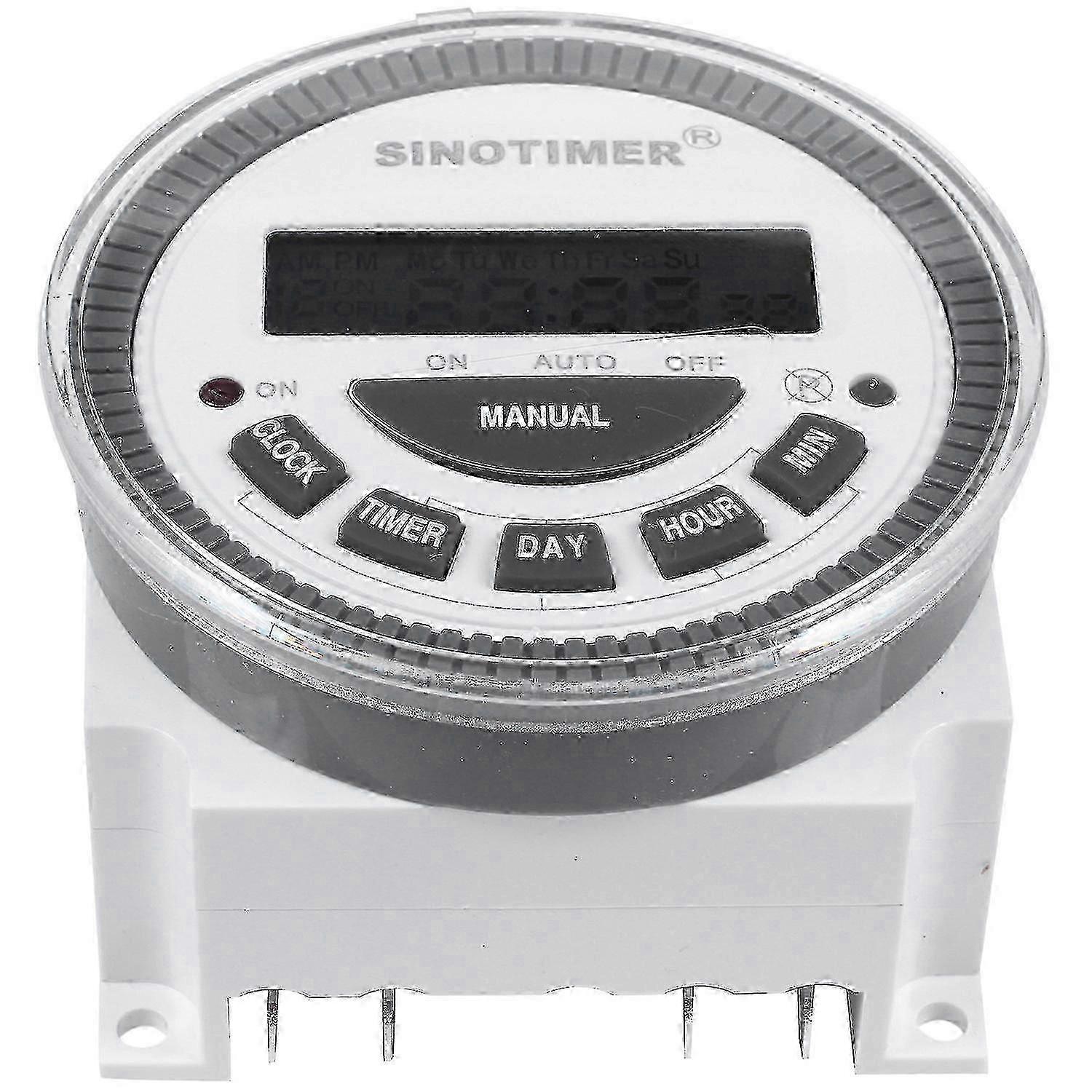 2025 Tm-619H-2 230Vac Weekly Programmable Digital Timer Lighting Switch Output 220V Voltage With Dustpr