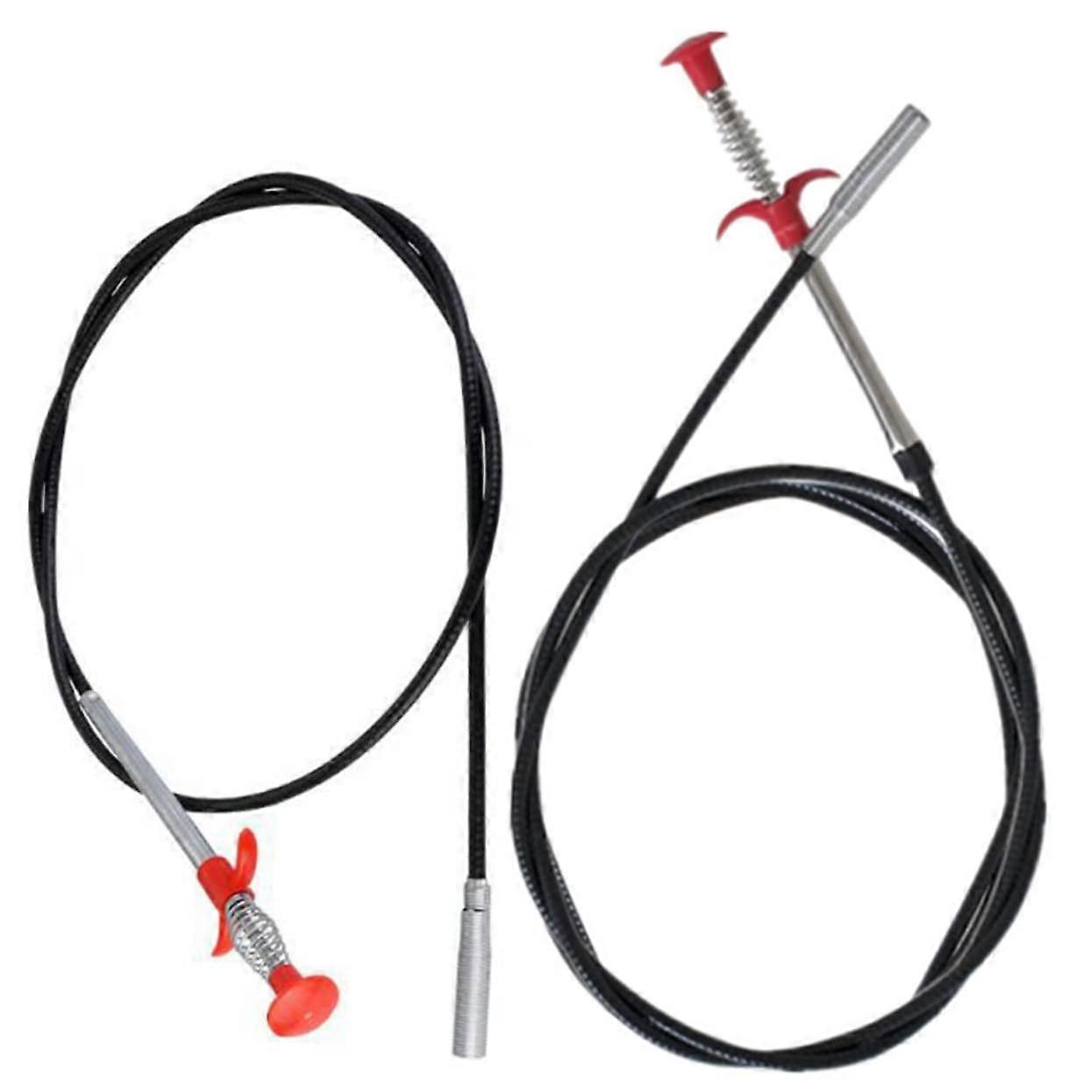 Flexible Drain Cleaner – 2-Pack Flexible Claw Grabbers for Pipe Cleaning, Hair and Debris Removal in Hard-to-Reach Areas