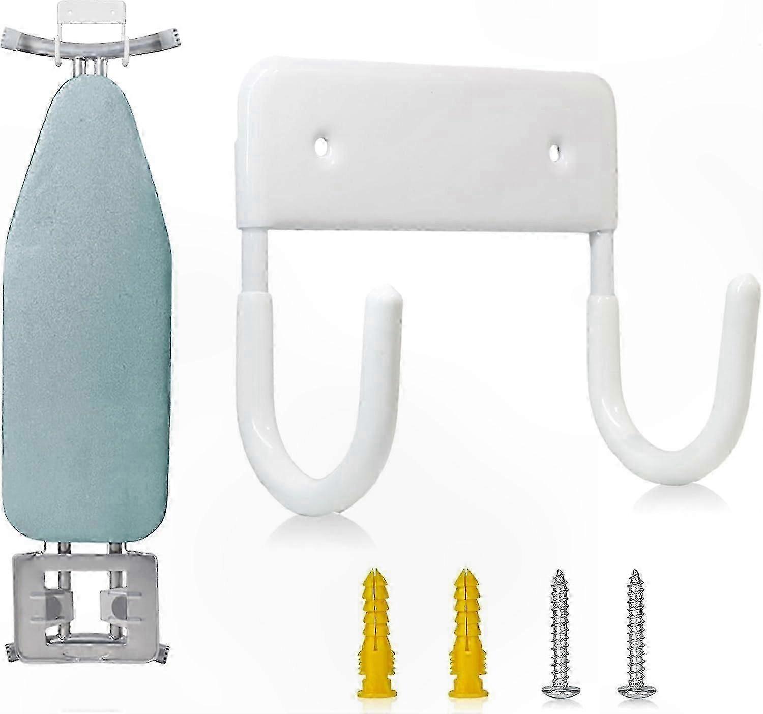 Ironing Board Wall Mount Rack, Laundry Room Storage Organizer Shelf for Ironing Accessories