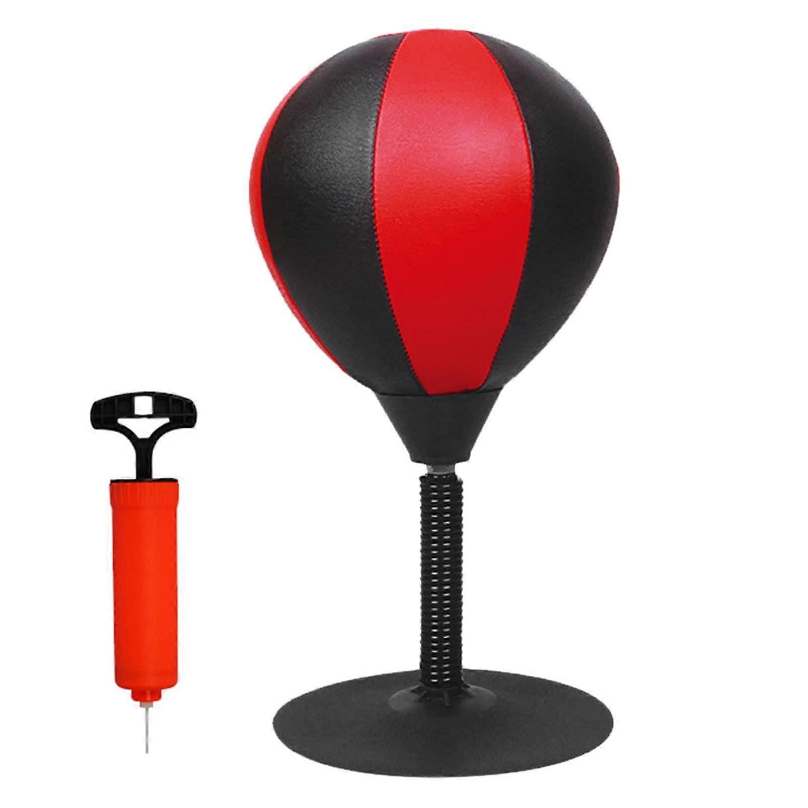 Inflatable Desktop Speed Ball With Strong Suction Cup And Inflation Pump For Boxing Stress Relief And Target Bag