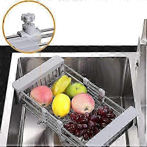 Stainless Steel Extendable Kitchen Dish Drainer, Drying Rack