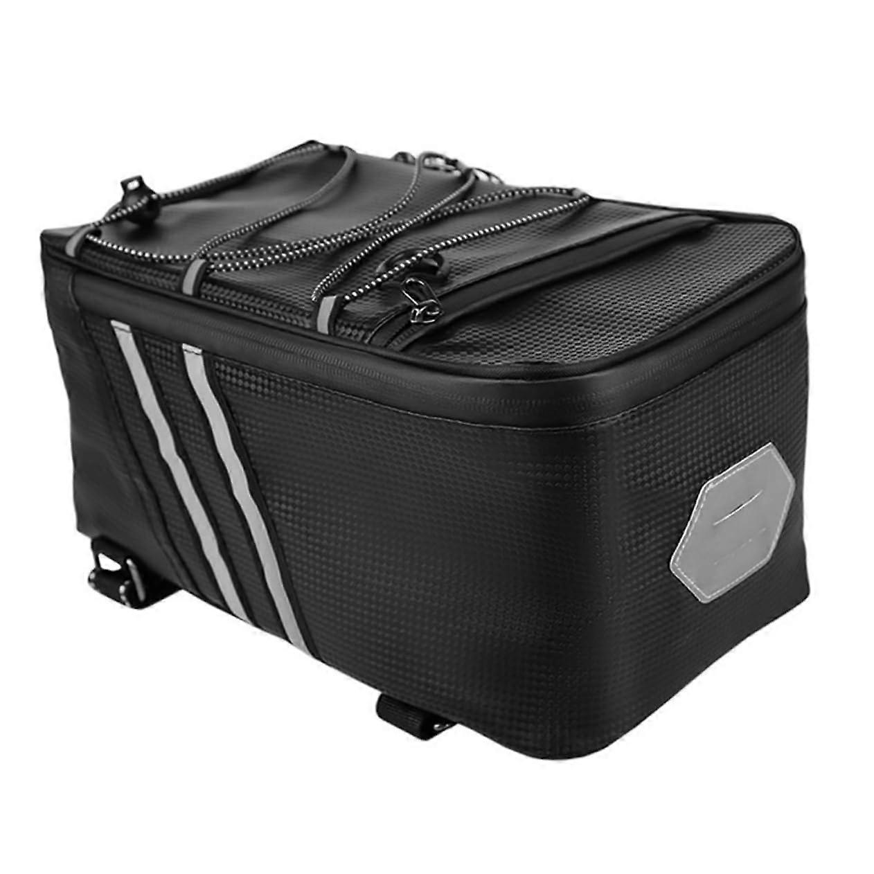Bike Rack Bag Large Capacity Easy to Install Multifunctional Compatible with Mountain Bikes and Various Bicycles