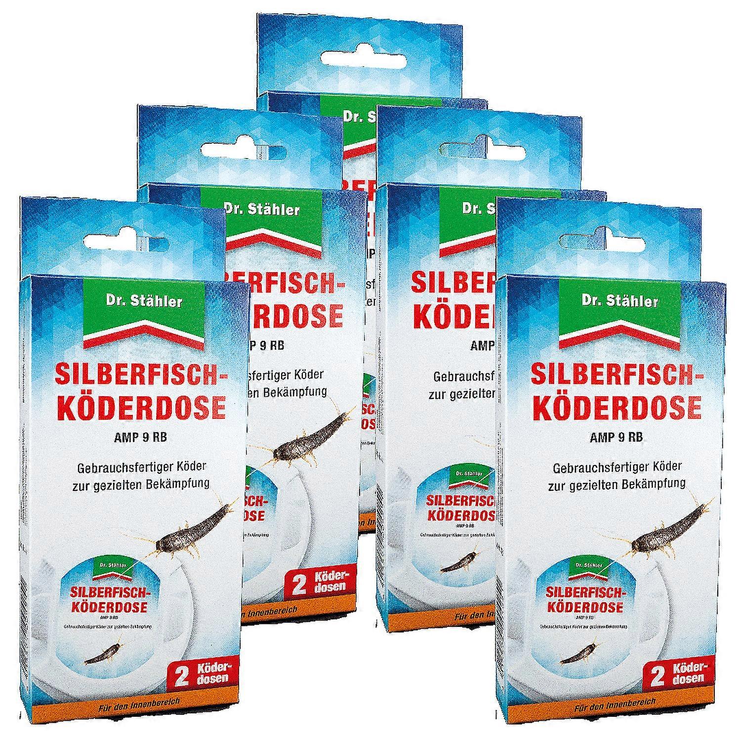 5 x DR. STÄHLER Silverfish Bait Box, 2 pieces