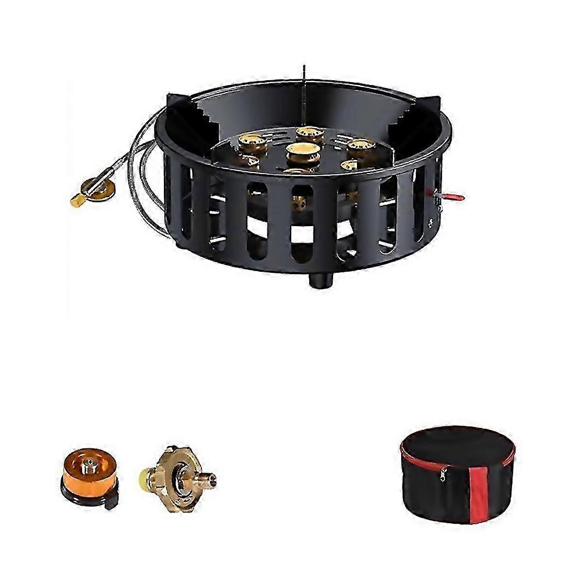 Camping Picnic Bbq Burner Windproof Electronic Ignition Stoves21000w