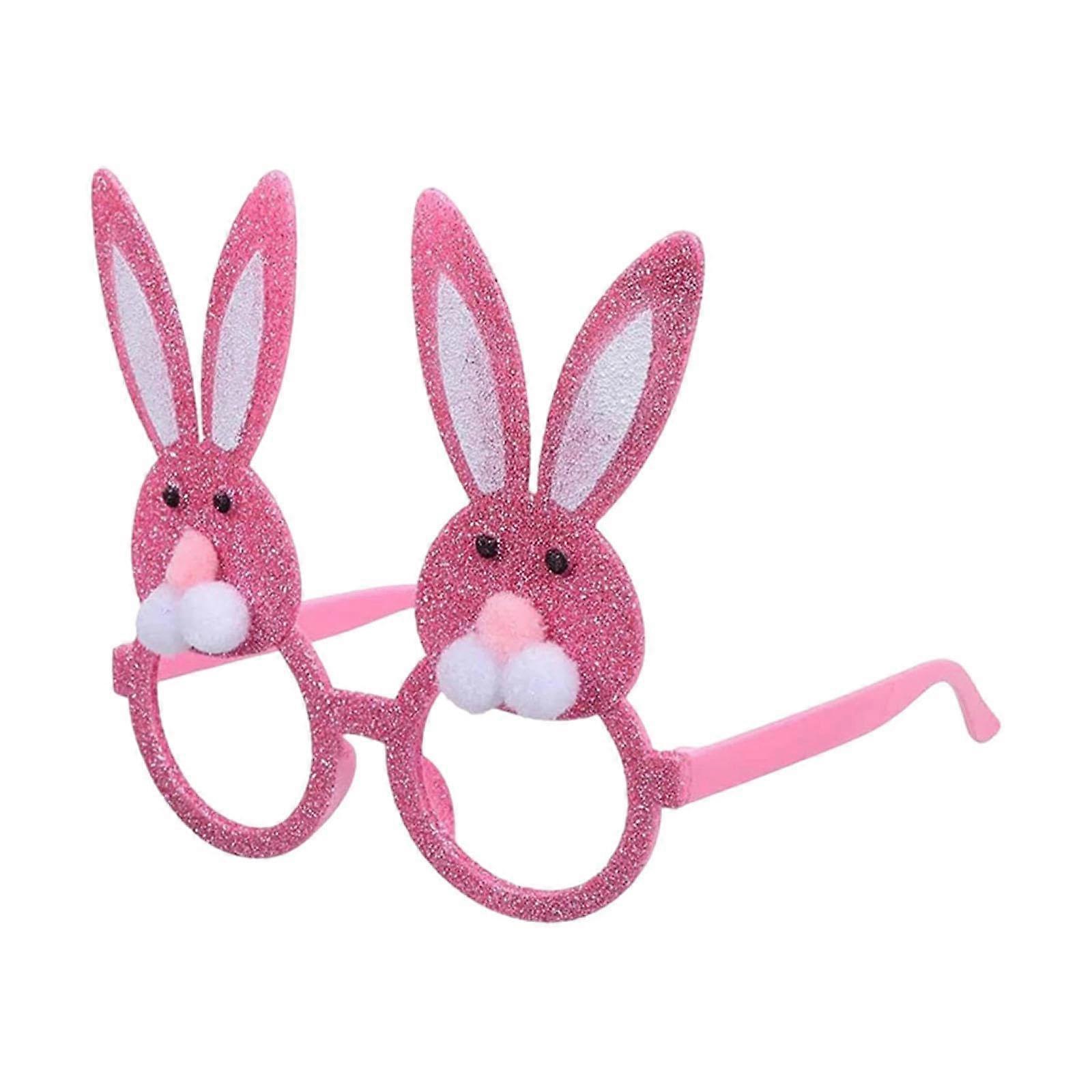 2 x Easter Glasses Funny Pink Easter Theme Decoration Costume Accessories Novelty