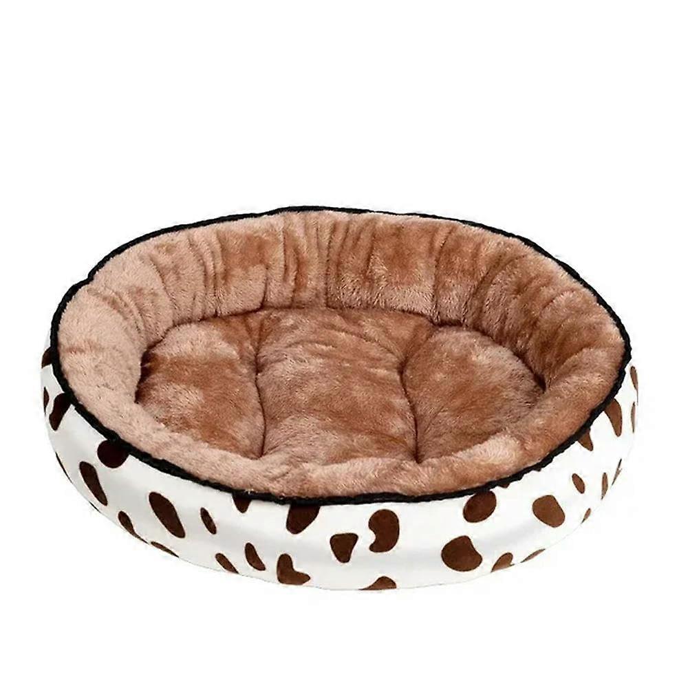 Round dog beds, soft and warm kennel bed cushion for small, medium, large dogs